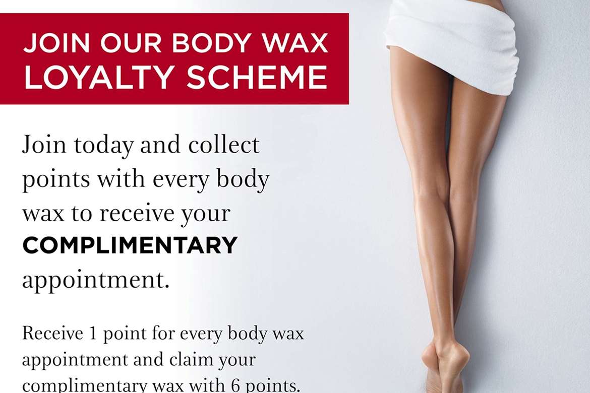 Join our body wax Loyalty scheme