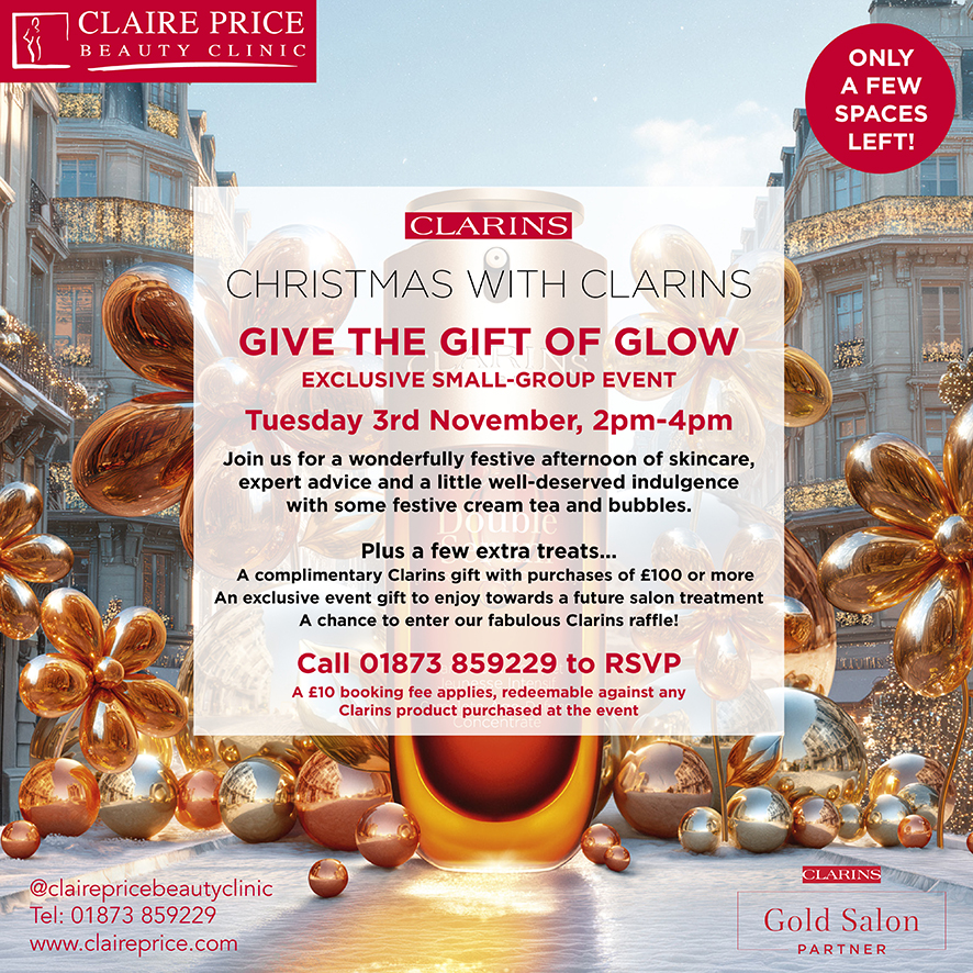 Christmas with Clarins: Give the Gift of Glow